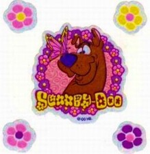  VINTAGE  Glittery SCOOBY DOO theme Sandylion Stickers