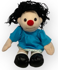   Molly Big Comfy Couch Doll Plush Blue dress...