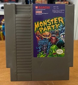 Monster Party (Nintendo, NES) CIB Complete