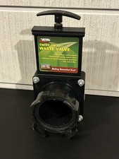 Valterra T58 Twist-On Waste Valve Mess-Free Waste Valve Black