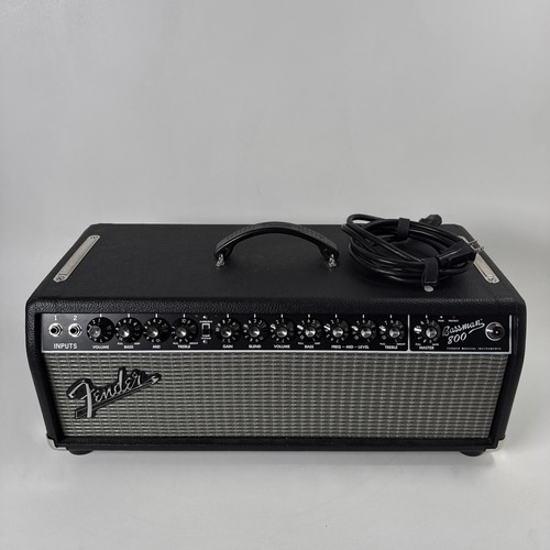 Fender Bassman 800 Hybrid 800W Bass Amp Head Black