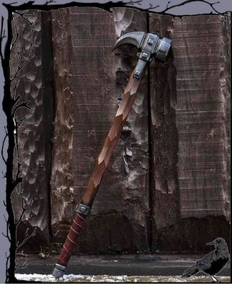 Larp- Hiebwaffe - Hammer Warhammer 85cm  Epic Armoury