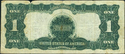 FR. 226 A $1 1899 Silver Certificate VF - Split Top Margin - Picture 3 of 3