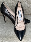 LUCI CHOI Shoes Heels "Goldstone" Metallic Graphite London EU  36 US 5.5-6 Boxed — photo 1