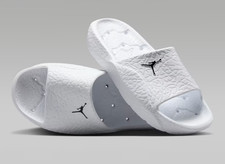 NWT Jordan Franchise Shower Slides Men's Sandal, WHITE