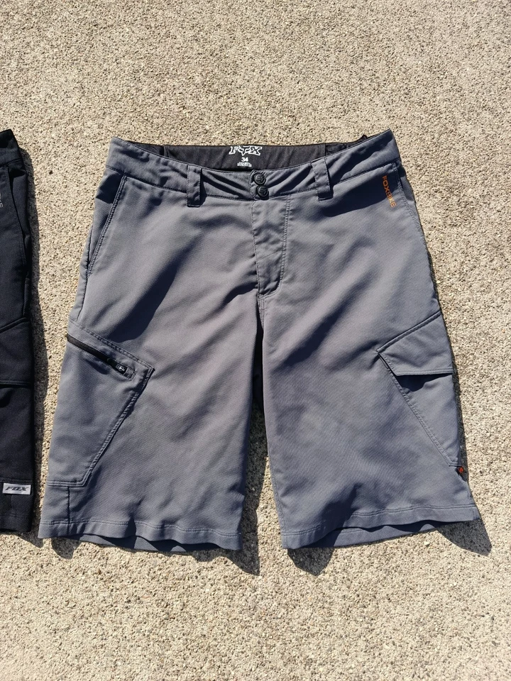 2 Pair Men's 34" Fox Racing Ranger Shorts Dark Gray & Light Gray EUC - Image 3 of 4