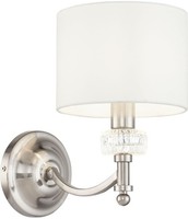 Weiß Nickel Moderne Wandleuchte Leuchter 1Xe14/40W IP20 26X17X26 [Cm]