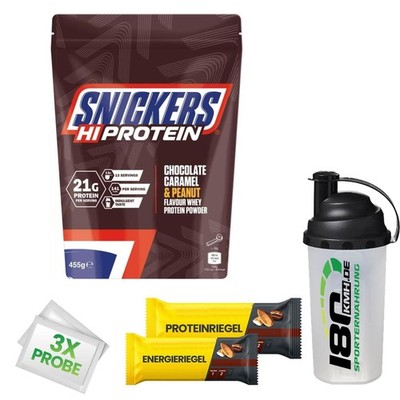 (44,24EUR/kg) Snickers - Hi Protein Pulver 455g Beutel Classic + Bonus