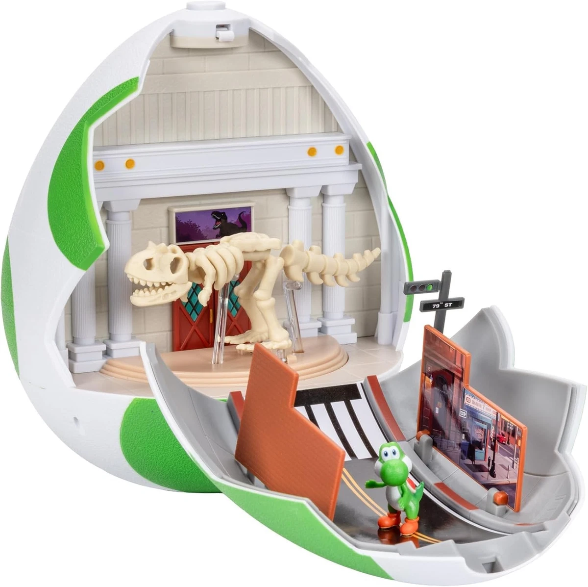 The Super Mario Galaxy Movie Yoshi Egg Playset with 1.5" Mini Figures, Officiall