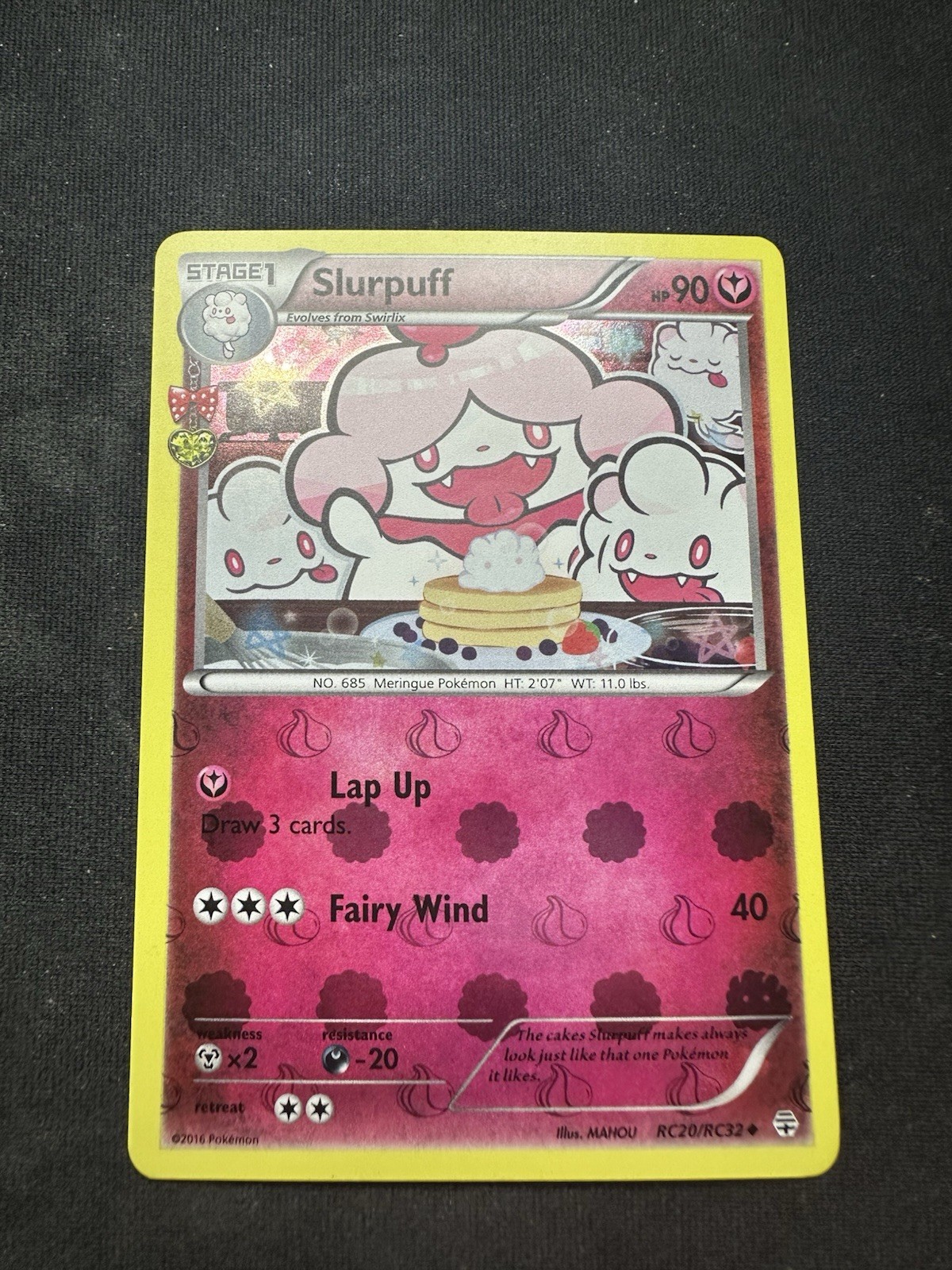 Slurpuff - RC20/RC32 - Pokemon Generations Radiant Collection Card NM