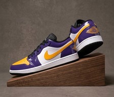 Jordan 1 Low Lakers for Sale - Authenticity Guaranteed - eBay