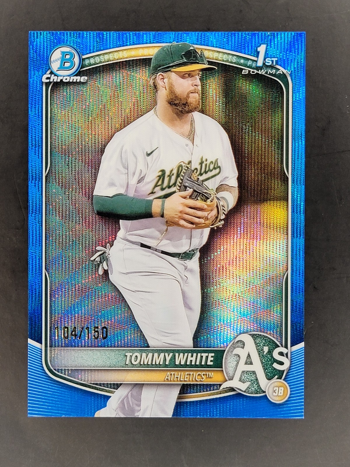 2025 Bowman Chrome #BCP-251 Tommy White Prospects Blue Wave #/150