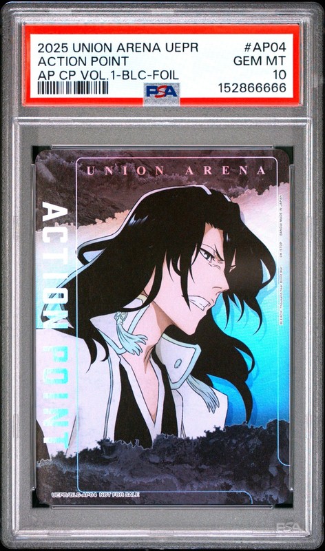 UNION ARENA UEPR ACTION POINT CARD PACK 2025 VOL 2 BLEACH FOIL #AP04 PSA 10