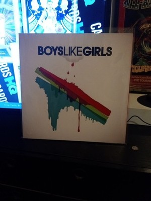 Boys Like Girls Self Titled Red/White/Clear spinner Vinyl  500!