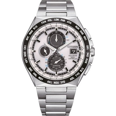 Citizen Silver Mens Chronograph Watch  AT8238-84A