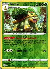 Grotle 007/172 Uncommon Brilliant Stars Pokemon Reverse Holo TCG Card