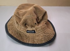 Aeropostale Corduroy Lined Bucket‎ Hat M/L Tan with Suede Band And Buckle Detail Corduroy Bucket Hat main image 3