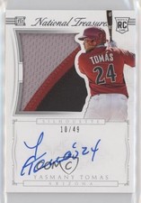 2015 Panini National Treasures Rookie Silhouette /49 Yasmany Tomas #3 Auto RC