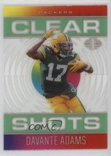 2021 Panini Illusions Clear Shots Emerald Davante Adams #CS-8 0y59