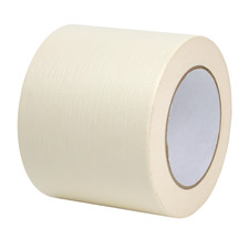 Shurtape Utility Grade Masking Tape: 4 in. x 60 yds. Natural non-branded, whi