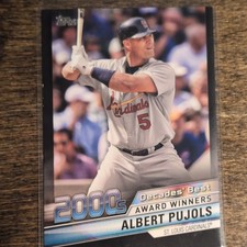 2020 Topps Series 2 Decade's Best Albert Pujols DB-86 Black Parallel #'d /299