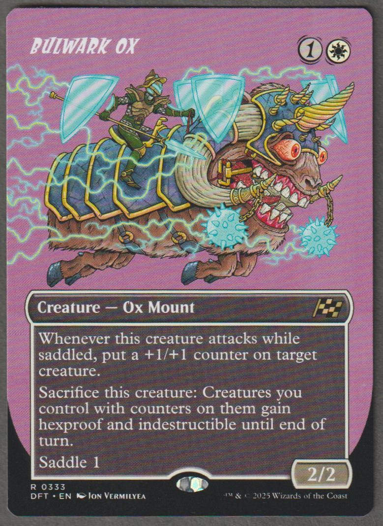 Bulwark Ox (Borderless) 333 Rare Aetherdrift Magic: The Gathering Near Mint