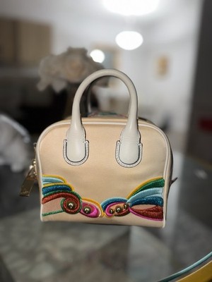 Christian Louboutin Marie Jane Nano Crossbody Bag Top Handle Multicolor