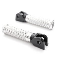 For Yamaha YZF R125 08-13 12 11 10 09 Anti-slip Front Foot Pegs POLE Silver