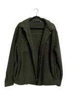 Rugged Elements Sherpa Lined Jacket Size XL Dark Green Herringbone