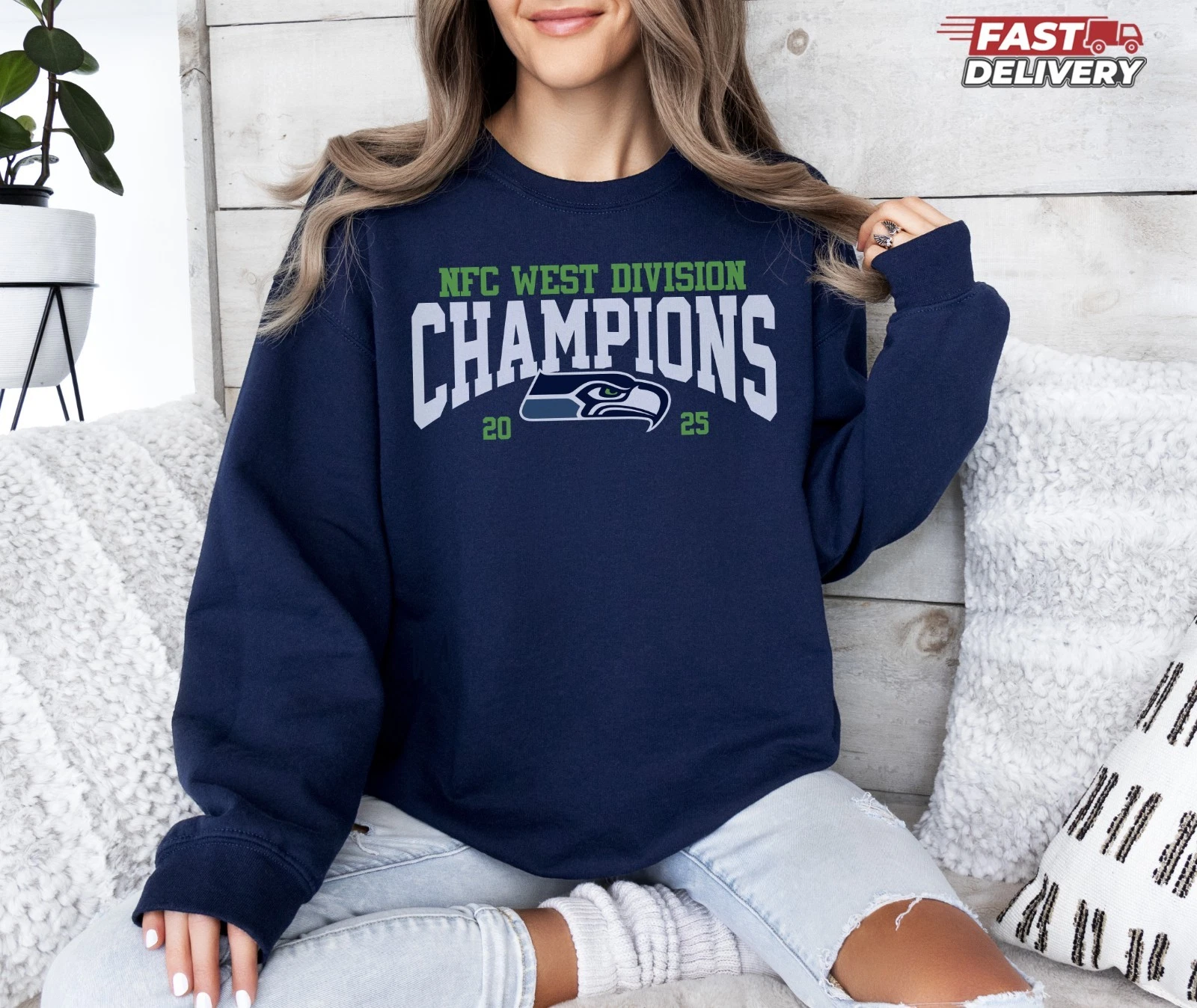 Seattle Seahawks NFC West Division Champions 2025 Sweatshirt