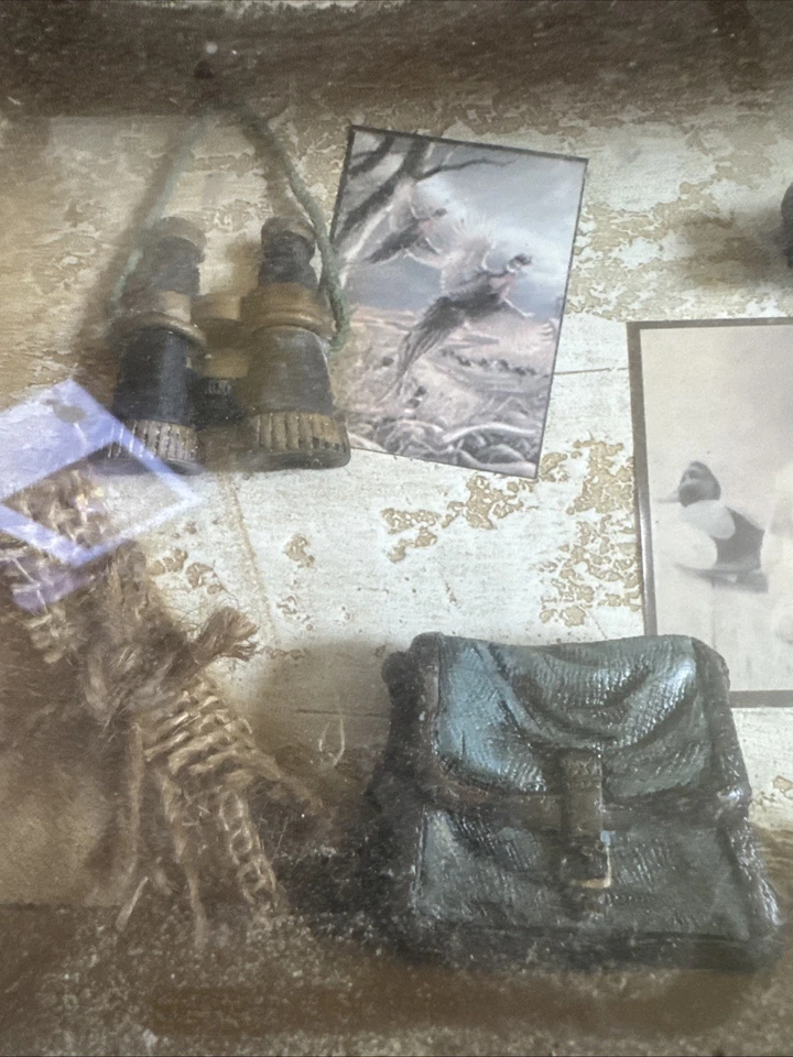 Estante de madera de vidrio pistola tema de caza 22 3/4 X 5 1/2 Joy Inc. hombre cueva Foto 4 de 4