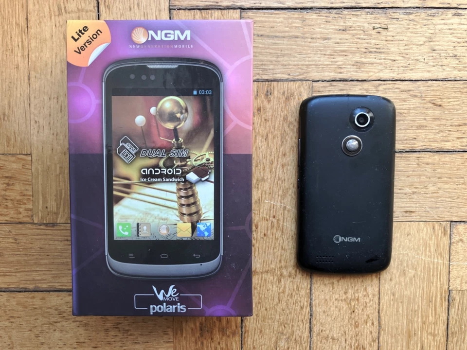 NGM WE MOVE POLARIS; Cellulare Dual SIM; Android ICE CREAM;Wi-Fi 3G; FUNZIONANTE - Immagine 2 di 4