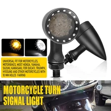Motorcycle LED Turn Signal Light Blinker For Sportster Harley Iron 1200 883 XL