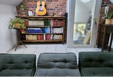 1 Sitzpouf Sitzkissen Sitzmodule Sitzlandschaft 40 hoch, 80x80, gebraucht 