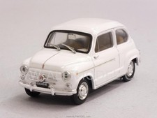 Fiat 600D Sedan 1960 White 1:43 BRUMM R316-12