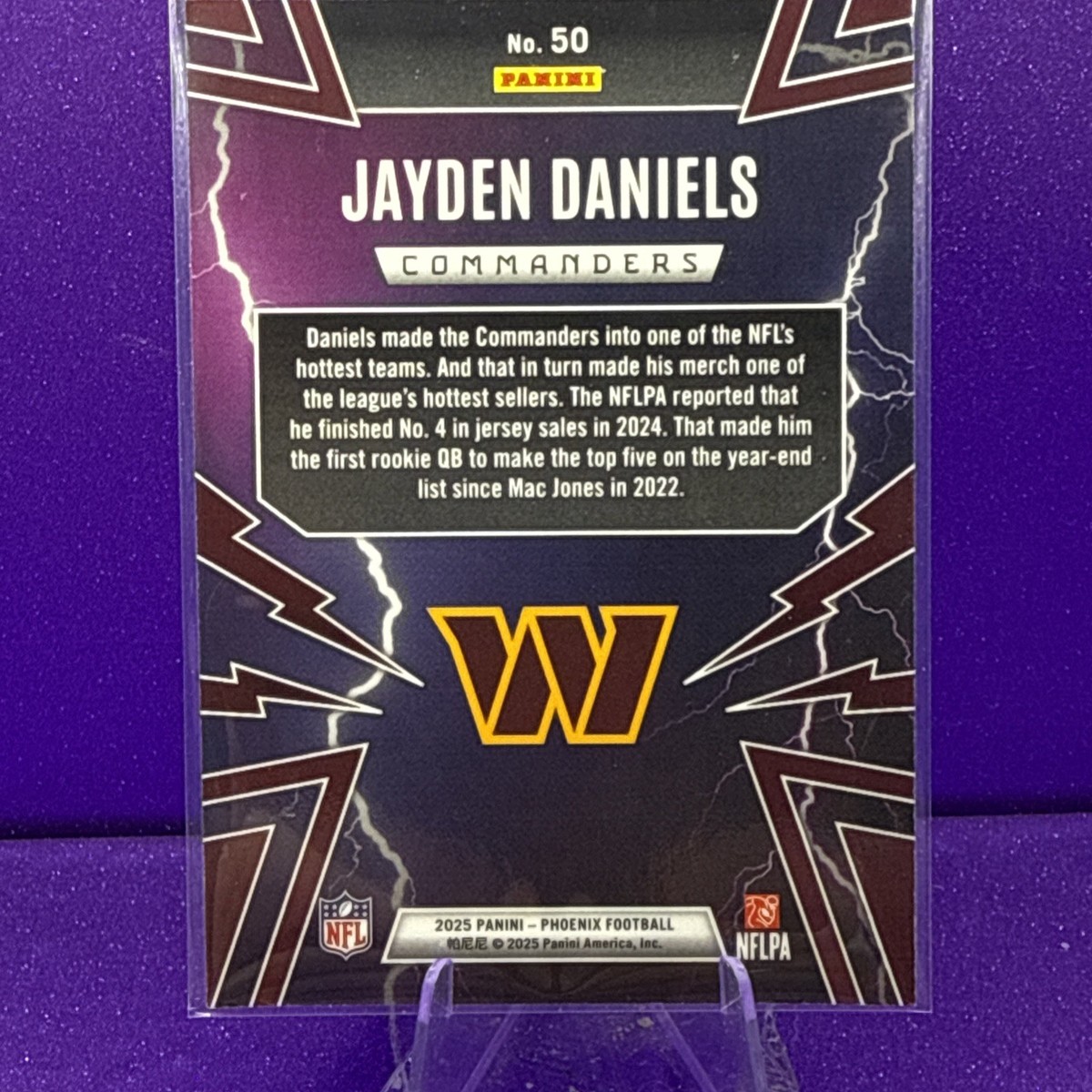 タイタン・フォース（日本盤） 2025 Panini Phoenix - Jayden Daniels Thunderbirds Washington