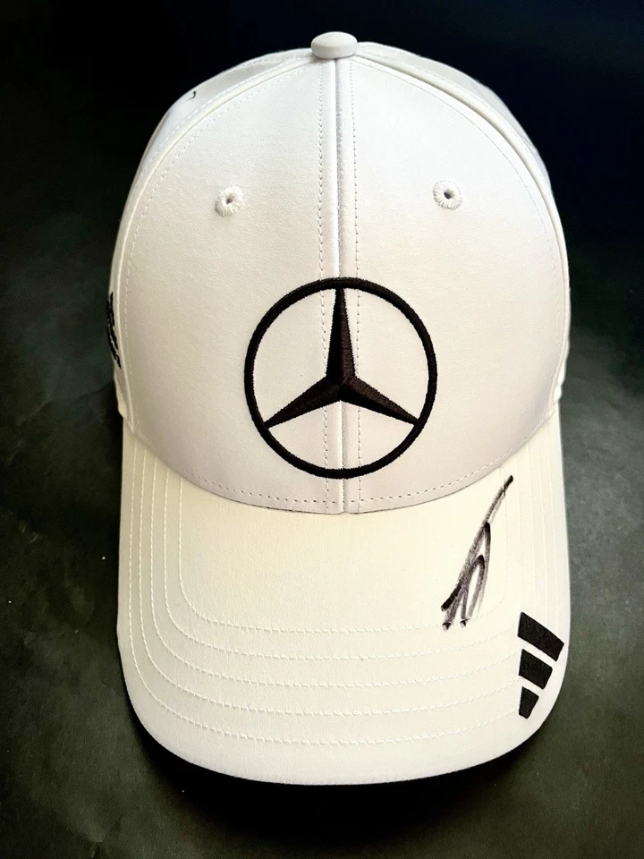 George Russell Cappellino Ufficiale Mercedes Autografato Original Signed. - Immagine 2 di 4
