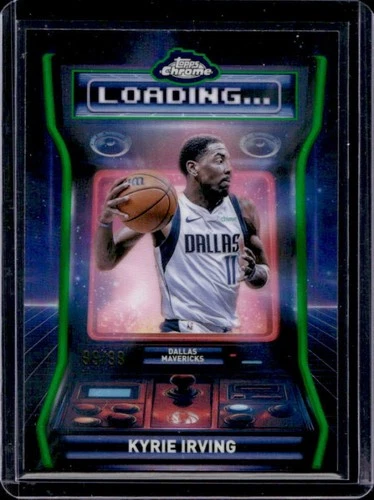 2025 Topps Chrome Kyrie Irving Refractors Green (RAW)