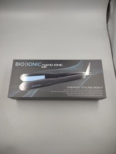 BIO IONIC Nano Ionic MX OnePass Styling Iron 1" Black New Open-Box