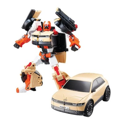 Transforming Collectible Vehicle to Robot Toy for Kids Ages 3+, 9-Inch Size