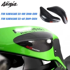 NEW Fuel Tank Guard for Kawasaki ZX-6R ZX-10R Slider Carbon Fiber 100%