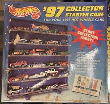 97 Hotwheels Collector Starter Case 17694 Two random cars include