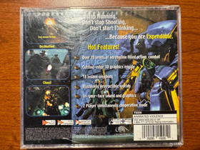 Expendable (Sega Dreamcast, 1999) Disc and Back Cover Only