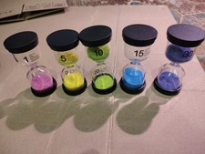 Happy Time glass Sand Timers 1/5/10/15/30 Minutes