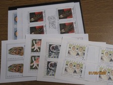 L290 SLOWAKEI SLOVAKIA Gemälde Paintings Lot Kleinbögen xx 2