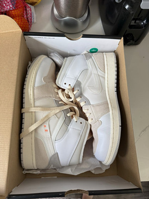 Jordan Air Jordan 1 Mid SE Craft ''Inside Out'' White/Phantom 2022 DM9652-100
