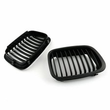 2x GRILLE CALANDRE Noir Pour BMW Série 3 E46 BERLINE touring phase 1998-2001