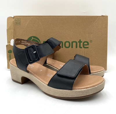 Remonte JERILYN 52 D0N52-00 Women's NEW Slingback Sandals Black EU 40