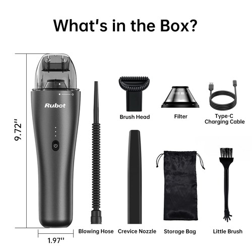 Car Vacuum Cleaner, Car Vacuum Portable Cordless, Mini Portable Handheld Vacu... - Picture 3 of 6