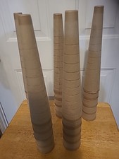  25 Five Empty Cardboard Yarn Cones Craft Cones, Thread Cones USA